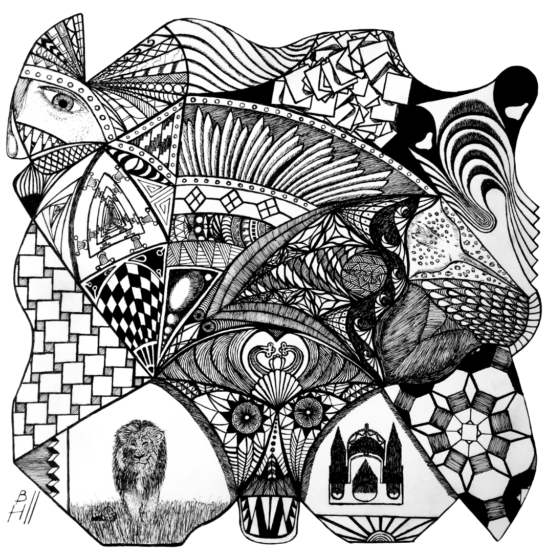 Squares and Strange Places (Print)