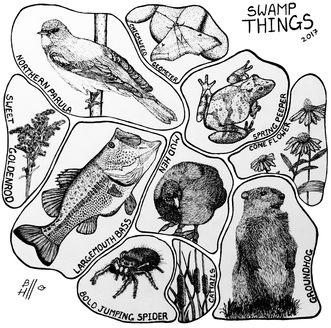 Swamp Things (Print)